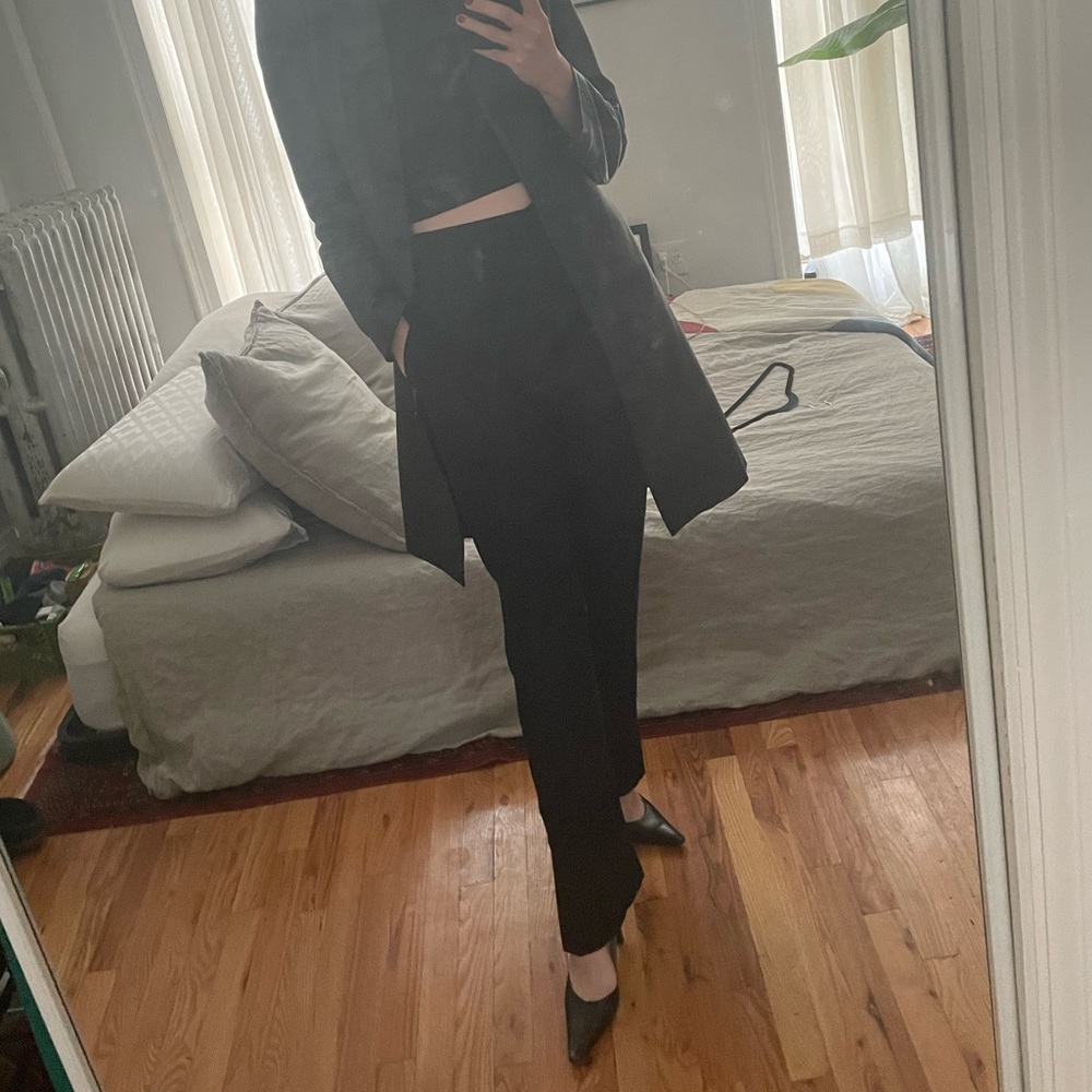 KHAITE black trousers, size 6